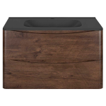 Тумба под раковину Vincea Paola 800 подвесная, 2 выкатных ящика soft close, R.Wood