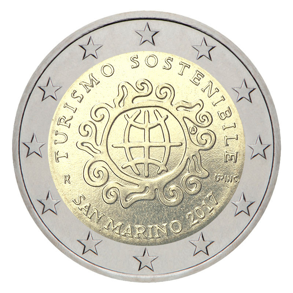 San Marino 2 Euro 2017 – International Year of Sustainable Tourism (BU)