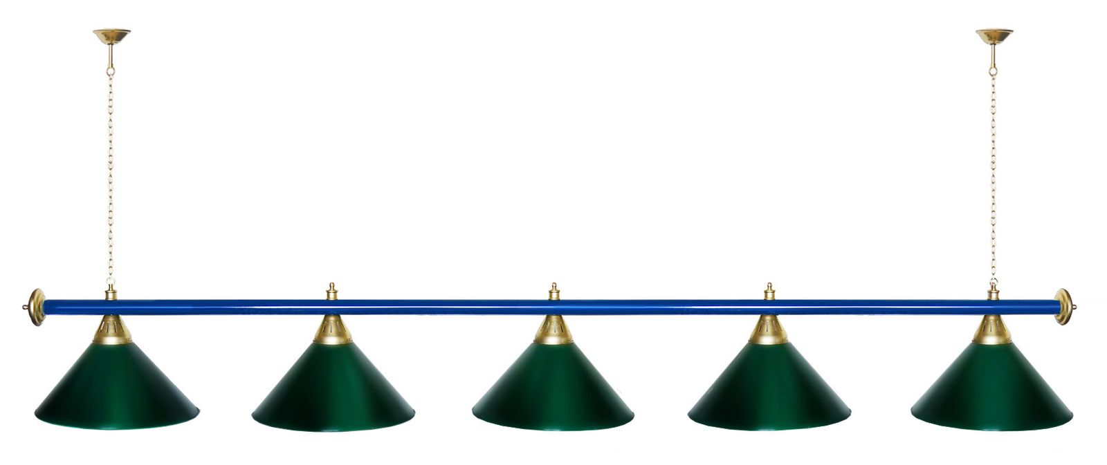 Лампа STARTBILLIARDS 5 пл. (плафоны золотые,штанга золотая,фурнитура золото) фото №55