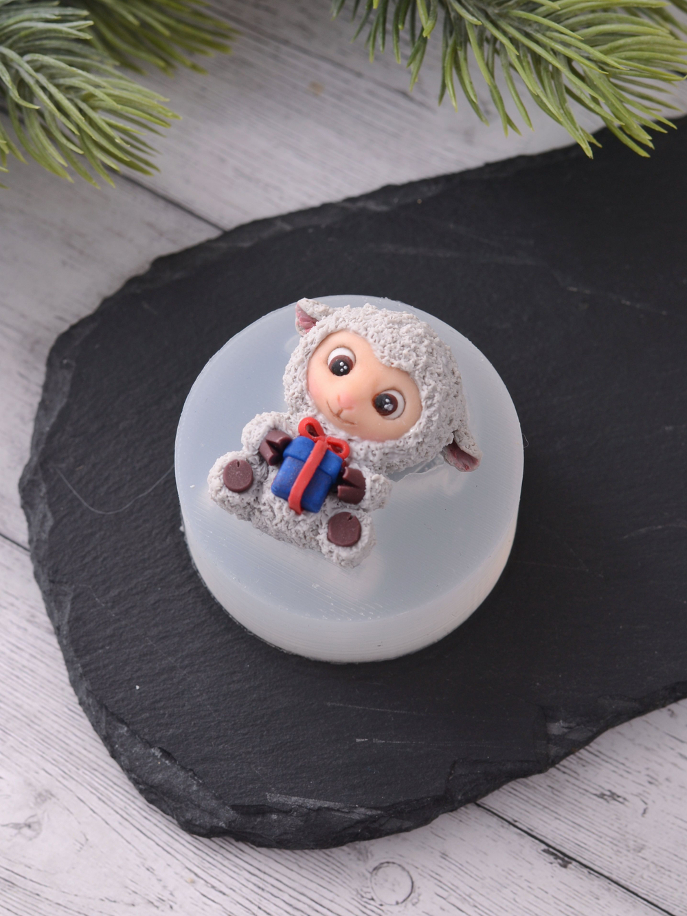 Силиконовый молд "Овечка" #2