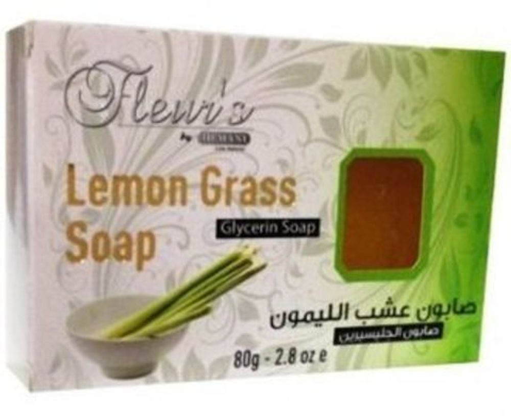 Мыло Hemani Fleurs &quot;Лимонная трава&quot; Lemon Grass Soap, 75 гр.