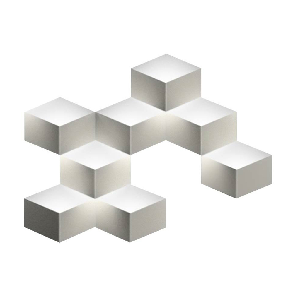 Wall design lamp  Fold 4208 by Vibia (8 lampshades,  White)