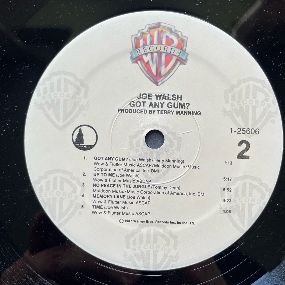 Винтажная виниловая пластинка LP Joe Walsh Got Any Gum (США 1987)