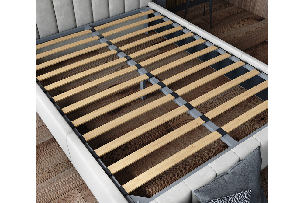 Кровать с ортопедическим основанием Нега 140х200, Бежевый