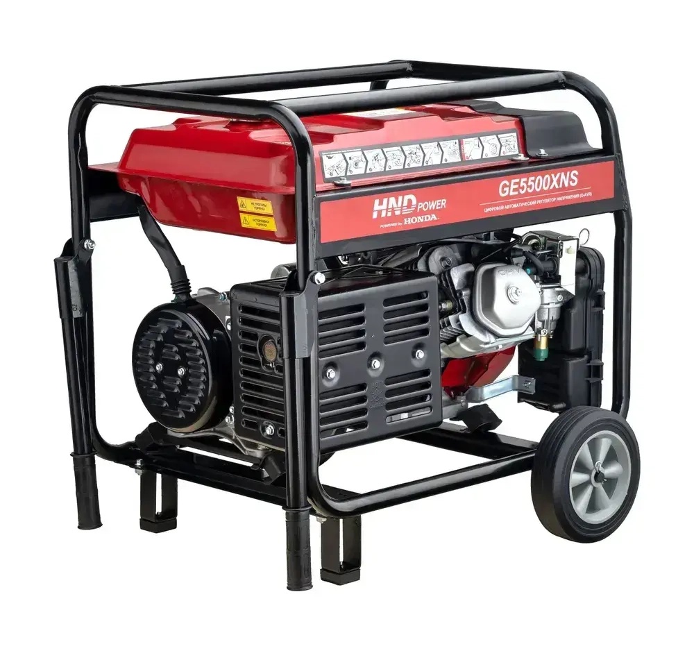 Генератор бензиновый HND GE5500XNS с двигателем Honda