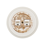 Розетка RJ45 информационная двойная, керамика, цвет мрамор B1-302-09