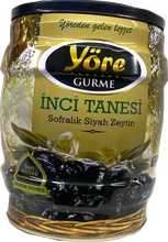 Маслины Yore XL черные в рассоле, жестяная банка 750 г