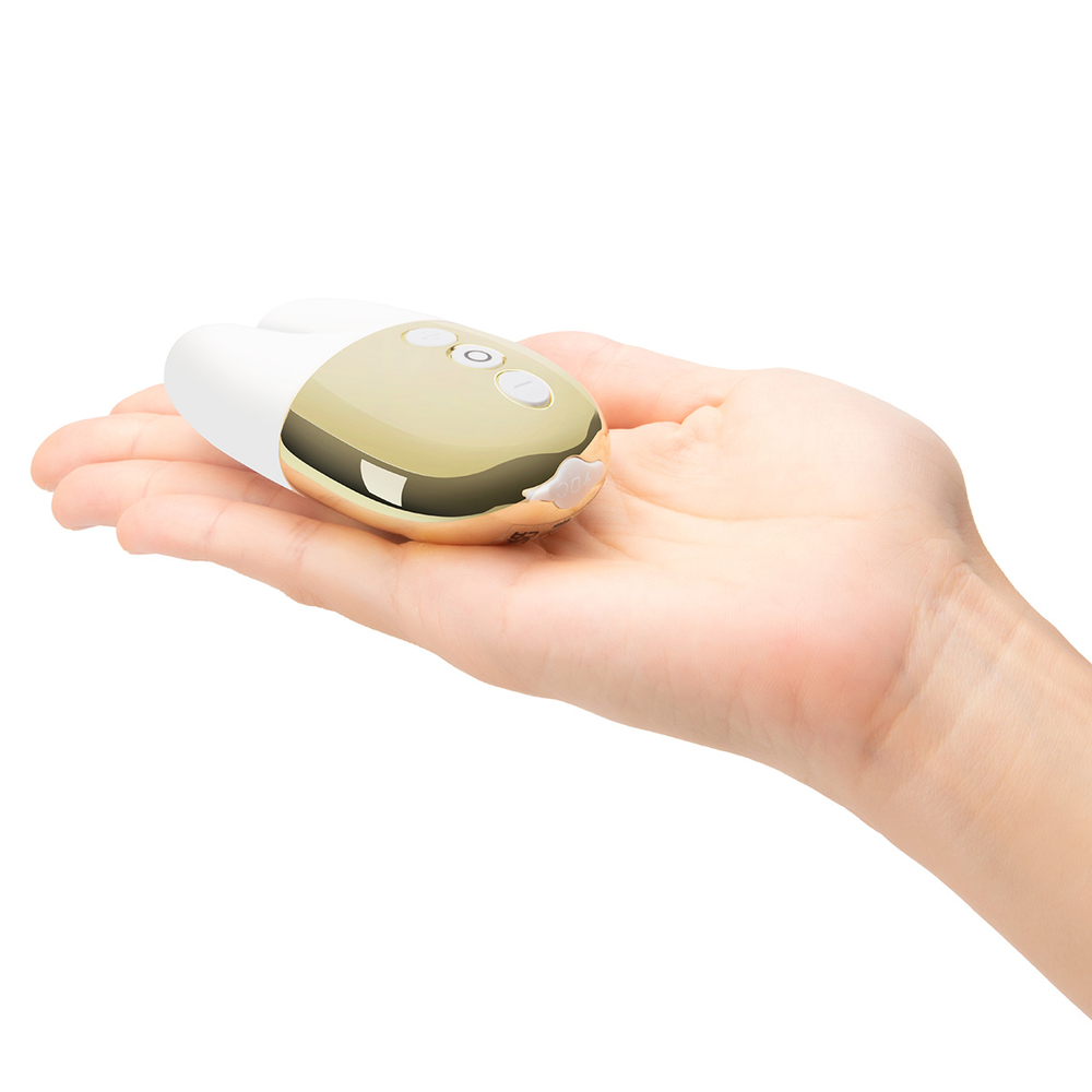 Массажер с двойной вибрацией Le Wand Double Vibe белое золото