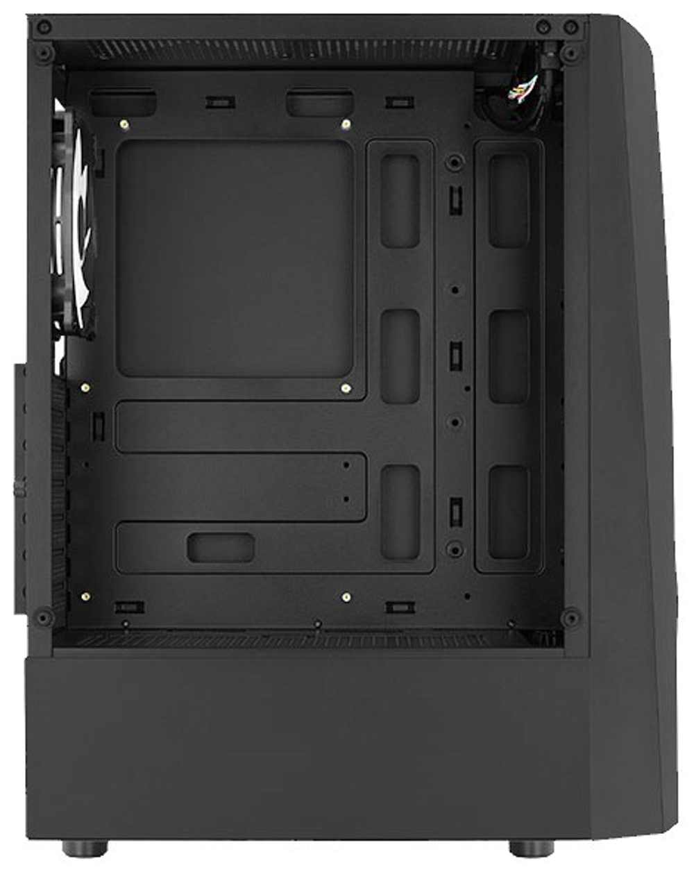 Корпус ATX AeroCool Wave-G-BK-v2