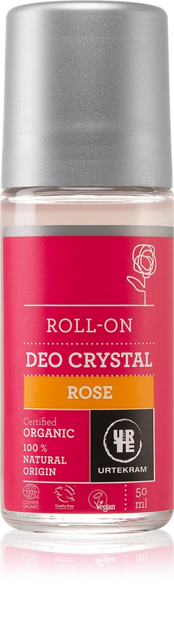 Urtekram Rose - шариковый дезодорант с экстрактом шиповника /   50  ml  / GTIN 5765228837610
