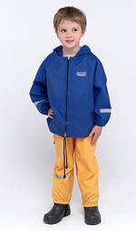 Куртка непромокайка р.134 синяя (Smail)