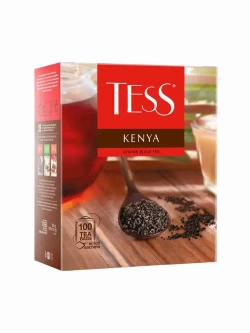 Черный кенийский чай Tess в пакетиках, 100 шт