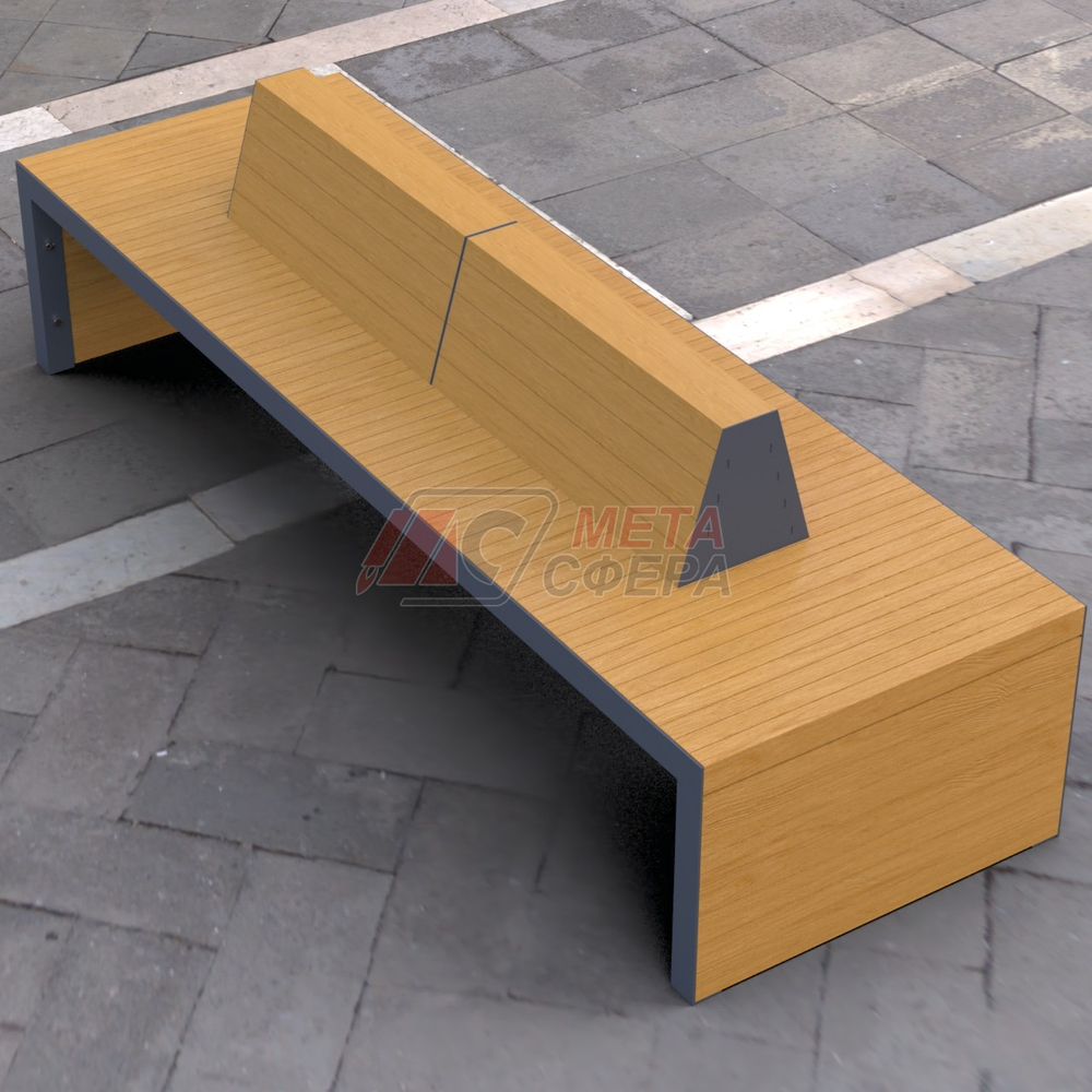 Скамейка двухсторонняя Линарес 250х80