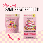 Legendairy Milk, She's Thirsty®, смесь электролитов с кокосовой водой, со вкусом клубничного лимонада, 18 стиков по 8,4 г (0,30 унции)