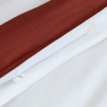 Постельное белье Bold Milk/Deep Rust (240 x 220 см)