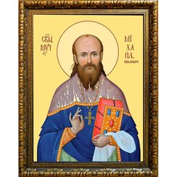 Михаил Околович священномученик. Икона на холсте.