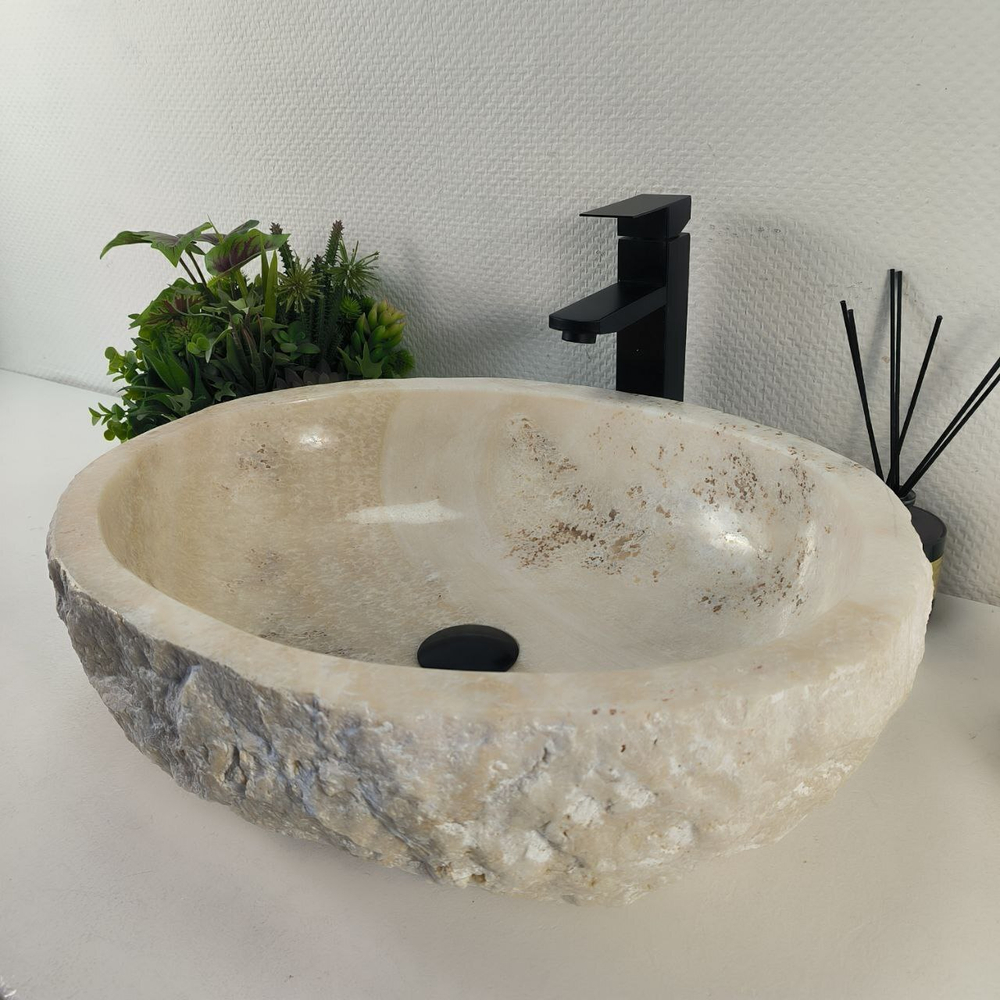 Раковина из оникса Erozy White EO-64272 54*42*16 0213