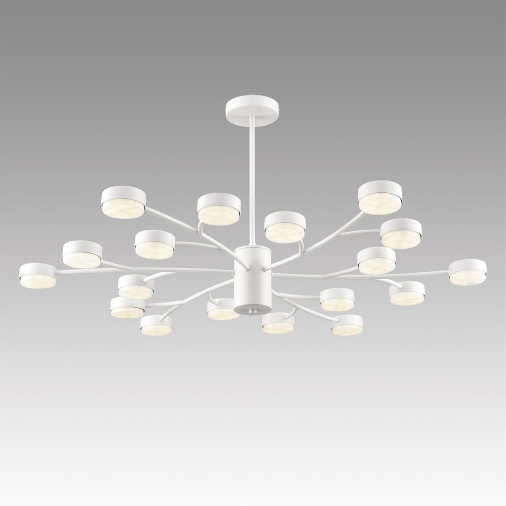 8265/18 COMFI LN26 металл, белый Люстра GX53 LED 18*7W 220V TORINA