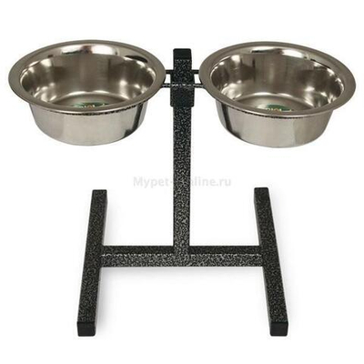 Комплект стойки с мисками 2*0,40л, Triol