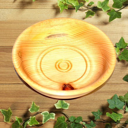Деревянная тарелка Art of Siberia из древесины сибирского кедра 14 см. T7