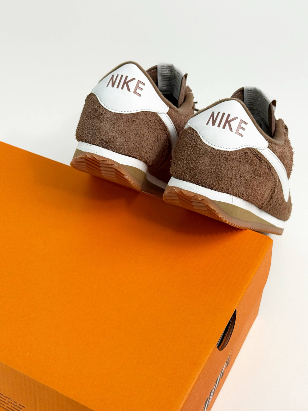 Кроссовки Nike Cortez Classic #B162 (корич.)