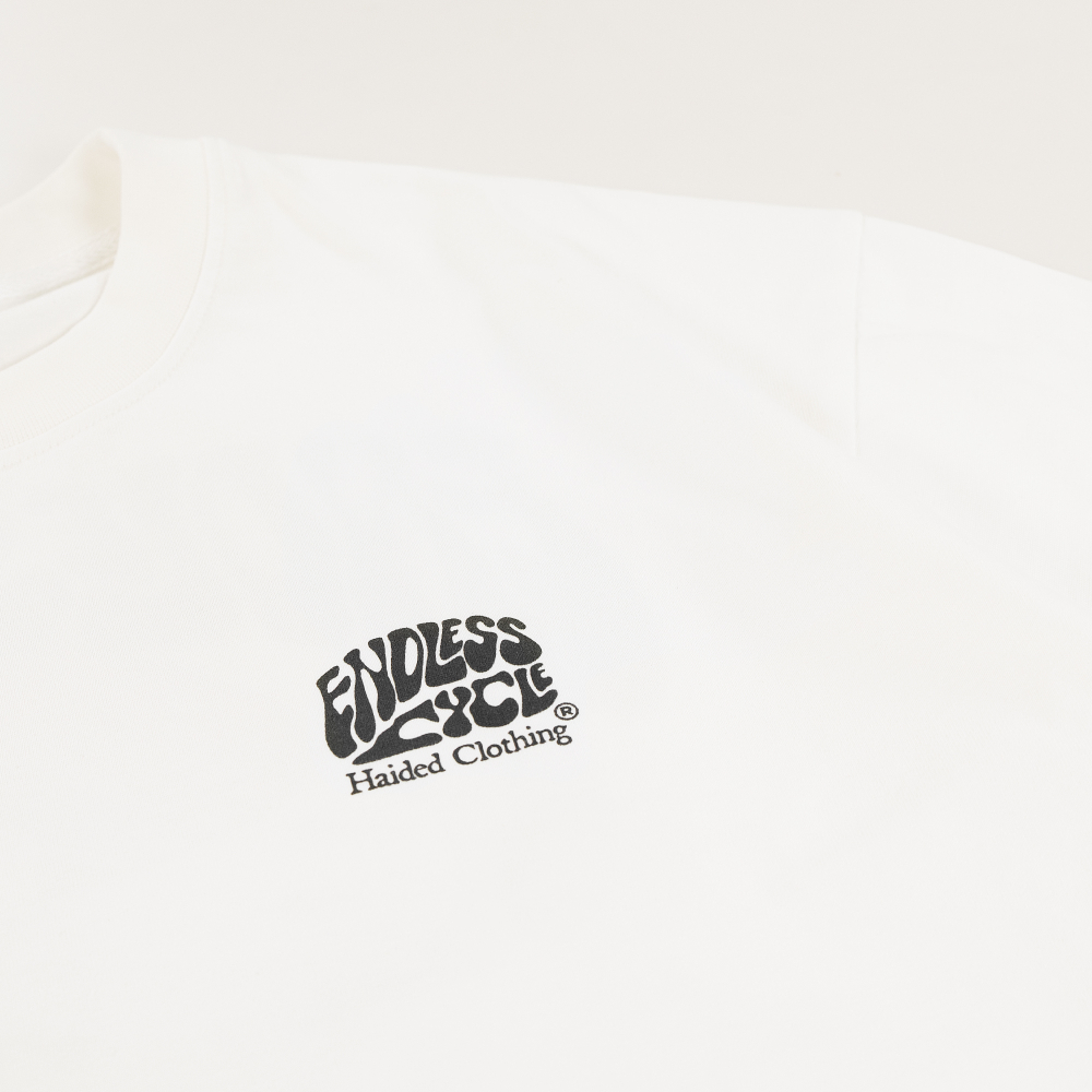 Футболка HAIDED ENDLESS CYCLE Ecru