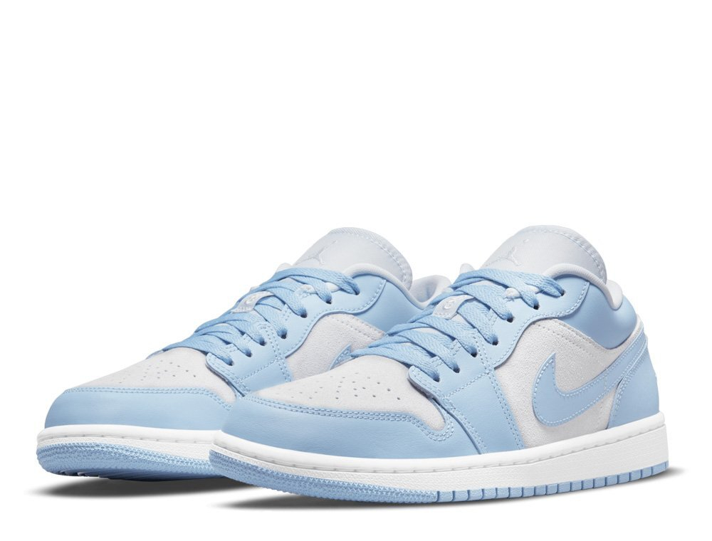 Баскетбольные кроссовки Air Jordan 1 Low Blue Shoes