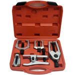 Набор съемников шаровых опор и рулевых тяг, 5 предметов /Набор съемников рулевых и шаровых соединений с изменяемой высотой