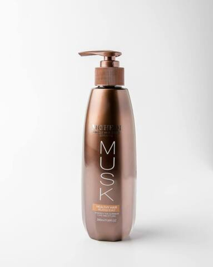 MOCHEQI MUSK Шелковый формирующий несмываемый крем для кудрявых волос, 280 ml