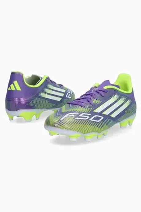 Бутсы adidas F50 League MG Junior - фиолетовый