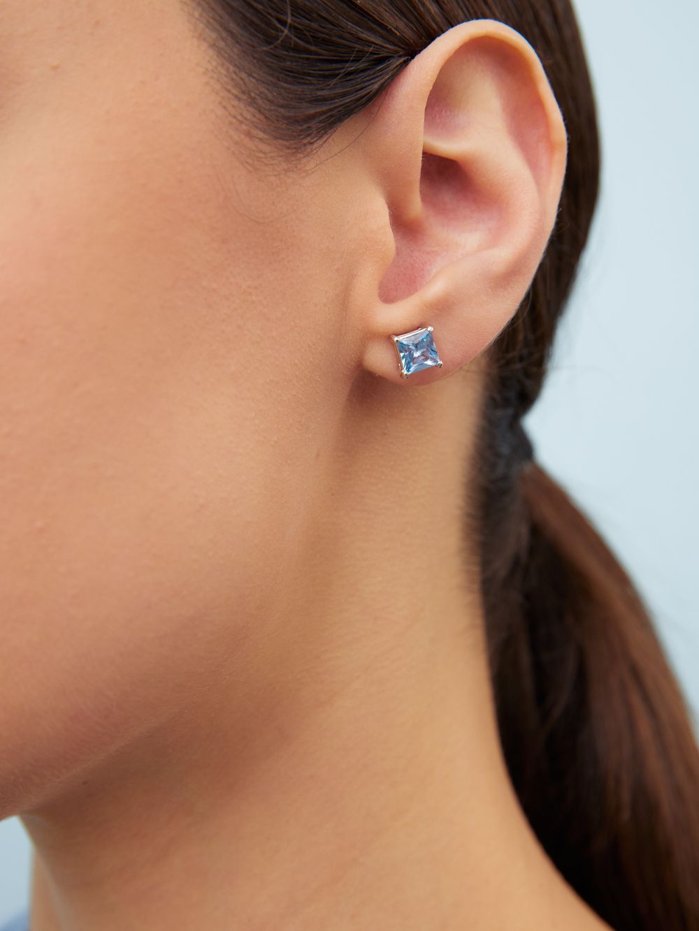 СЕРЬГИ "BASE LIGHT BLUE"