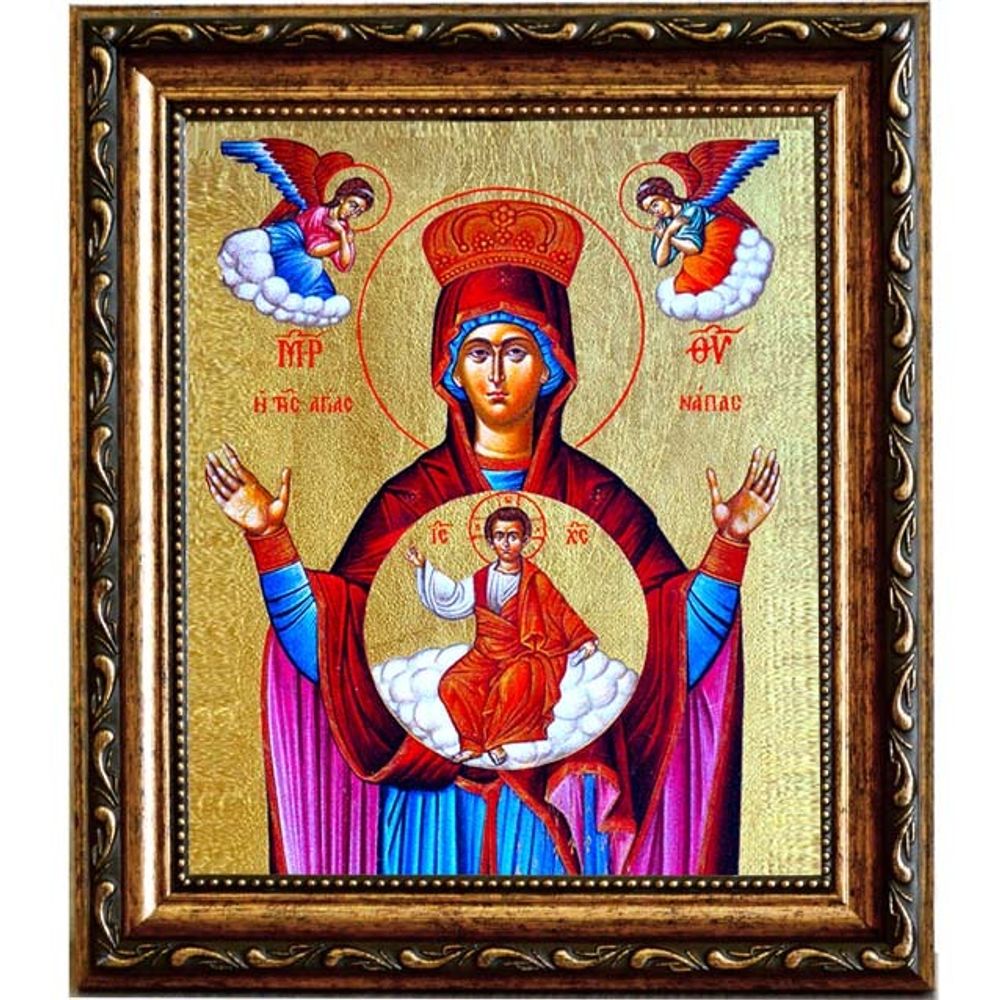 Айя (Агия) Напа, Покровительница Леса. Икона Божьей Матери на холсте.