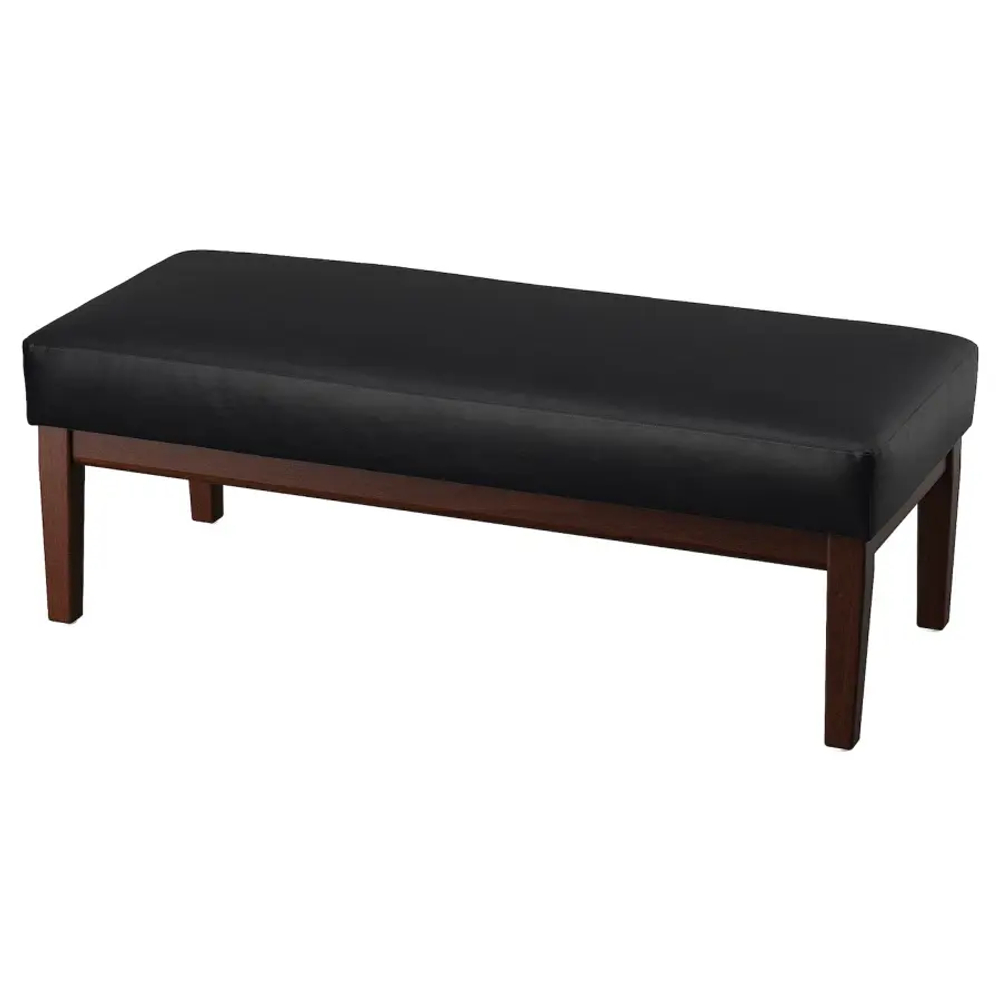 Скамья - IKEA EKENÄSET/EKENASET/ЭКЕНАСЕТ ИКЕА, 40х112 см, черный
