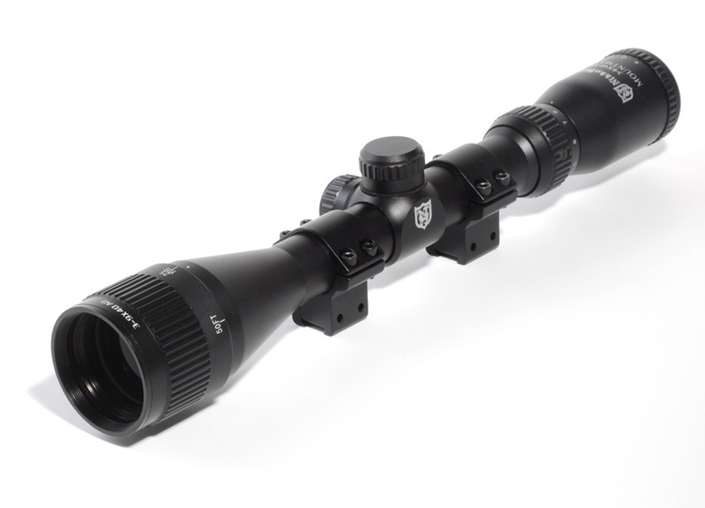 Прицел Nikko Stirling серии MOUNTMASTER 3-9x40 AO, halfmil-dot