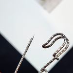 Булавка, сталь, гранёная, на 2 петли, штучно, 49мм