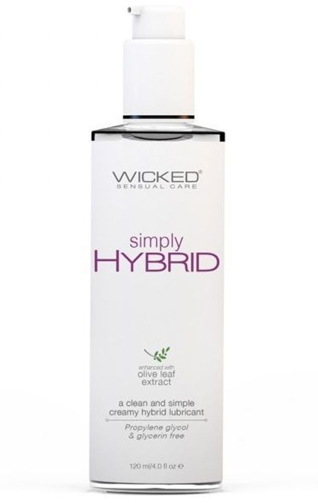 Водно-силиконовый лубрикант Wicked Simply HYBRID - 120 мл.