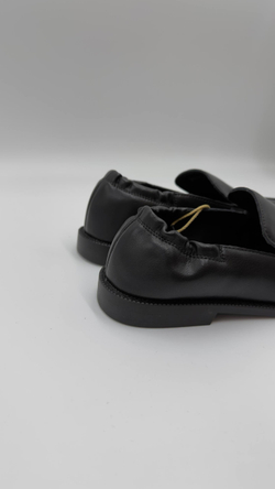 Туфли женские натуральная кожа артикул 5507-1 цвет "чёрный"