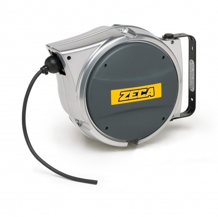Катушка кабельная для передачи данных 9+1 метр, кабель 12 жил, алюминиевый корпус, ZECA (Италия)