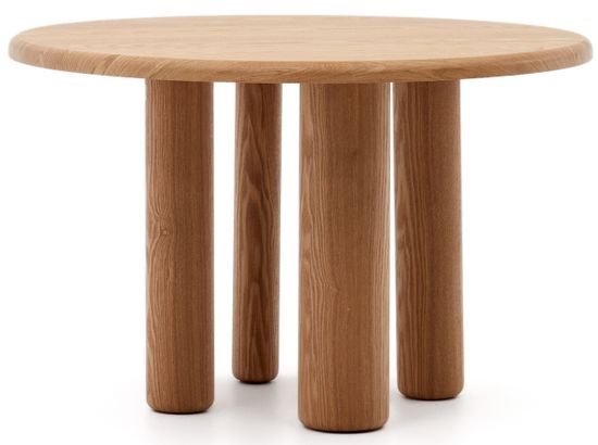 Mailen Круглый стол из ясеневого шпона с натуральной отделкой Ø 120 см Испания La Forma
