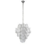 Подвесная люстра Belfast Dublin 6002 / 500 CH WH Хром / Белый