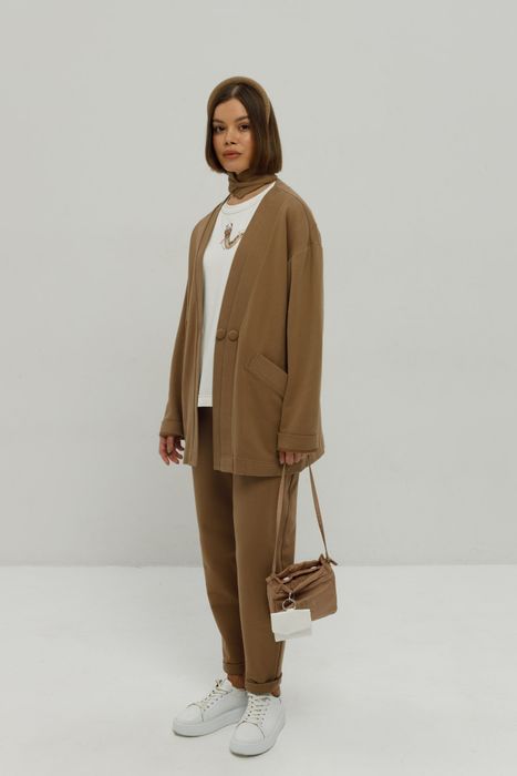 ФУТБОЛКА ФАЗЗИ МОЛОЧНЫЙ С ПРИНТОМ