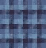 Упаковочная бумага 80гр (0,7*1 м) Шотландская клетка, Синий
