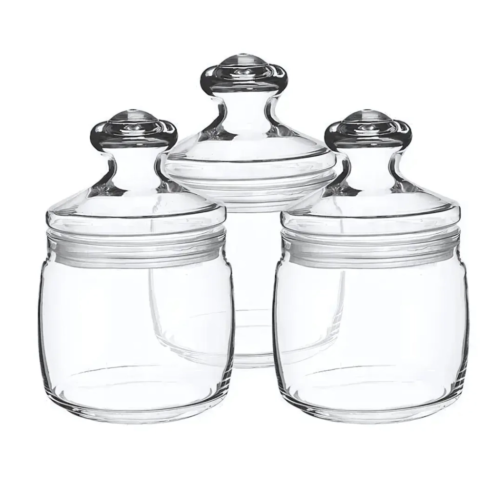 Банка с крышкой ЧЕШНИ 3 шт. 500 мл