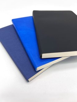 Набор 3 блокнота 88л (138*102мм) лин. графит, ярко синий, т.синий (5447-12)