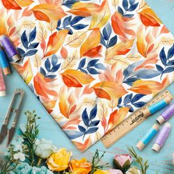 Ткань премиум дюспо осенние мотивы