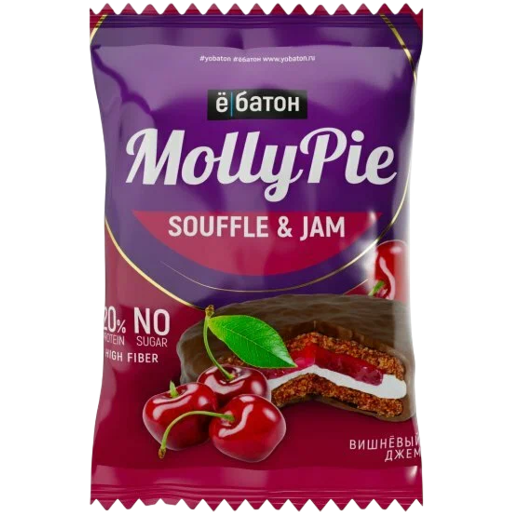 Ёбатон Molly Pie Souffle and Jam 50 г , Печенье