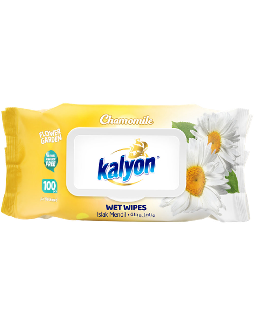 KALYON ВЛАЖНЫЕ САЛФЕТКИ РОМАШКА 72 ШТ