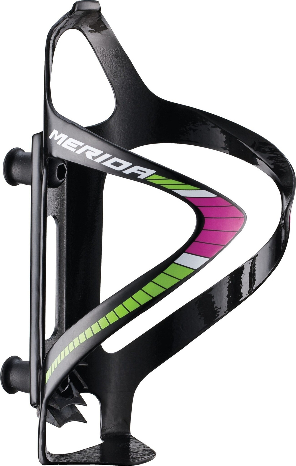 Флягодержатель Merida CL-078 Plastic black/green/magenta (2124002619)
