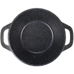 Кастрюля 4,5л «Granit» (black) со стеклянной крышкой кгч45а