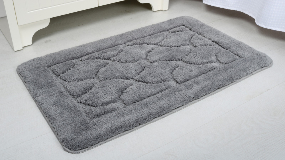 "LINK" Коврик для ванной 1-ый серый (50х80см) FX-5002K